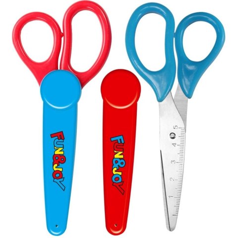 Nożyczki z zatyczką 13cm Fun&Joy (FJ6850C-P) Fun&Joy
