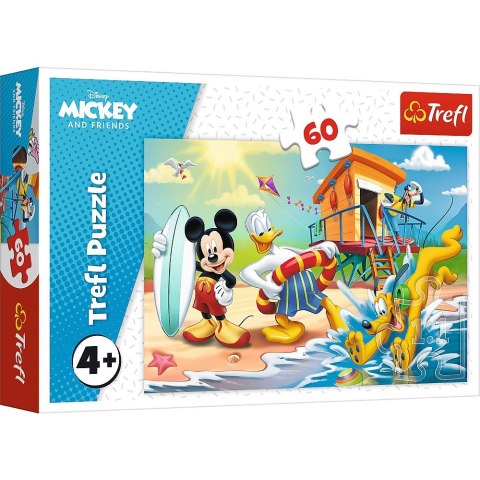Puzzle Ciekawy dzień Mikiego i przyjaciół 60 el. Trefl (17359) Trefl