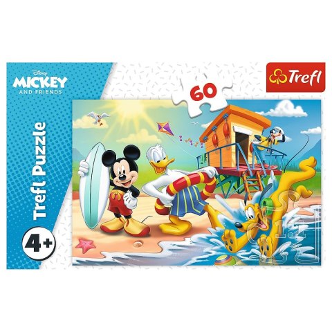 Puzzle Ciekawy dzień Mikiego i przyjaciół 60 el. Trefl (17359) Trefl