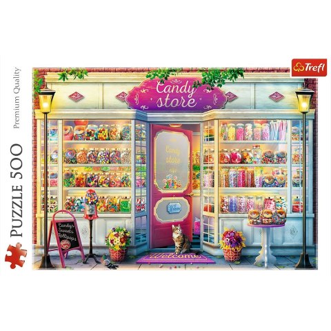 Puzzle Sklepik ze słodyczami 500 el. Trefl (37407) Trefl
