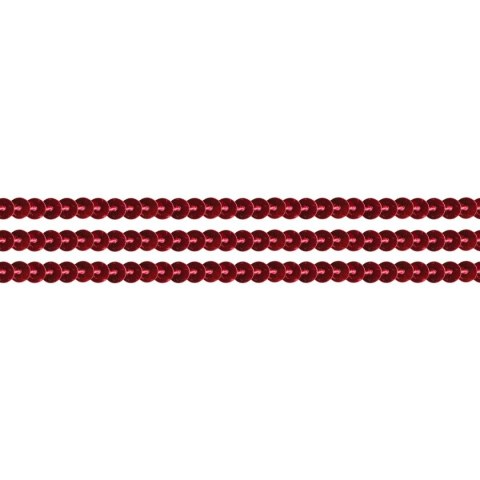 Taśma ozdobna Craft-Fun Series z cekinów 6x2 [mm x m] czerwona Titanum (363632) Titanum
