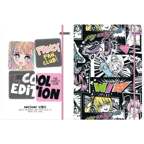 Teczka kartonowa na gumkę priplak-manga A4 mix Beniamin (4249) Beniamin