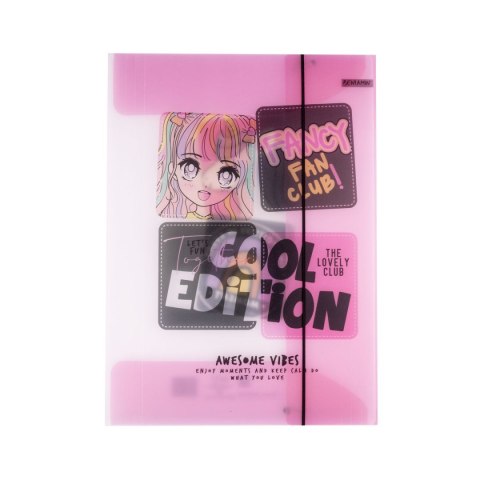 Teczka kartonowa na gumkę priplak-manga A4 mix Beniamin (4249) Beniamin