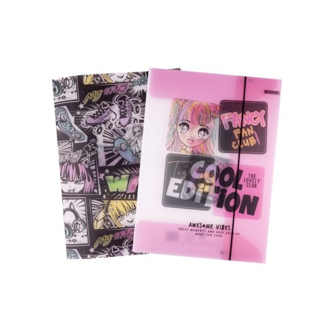 Teczka kartonowa na gumkę priplak-manga A4 mix Beniamin (4249) Beniamin