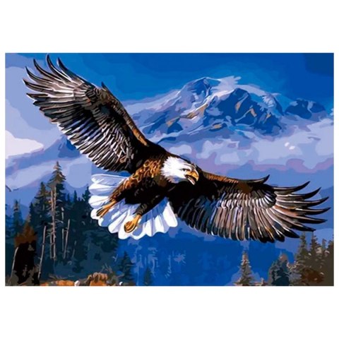 Zestaw kreatywny Diamentowa mozaika 30x40cm Orzeł Flamingo Line (TGC71267) Flamingo Line