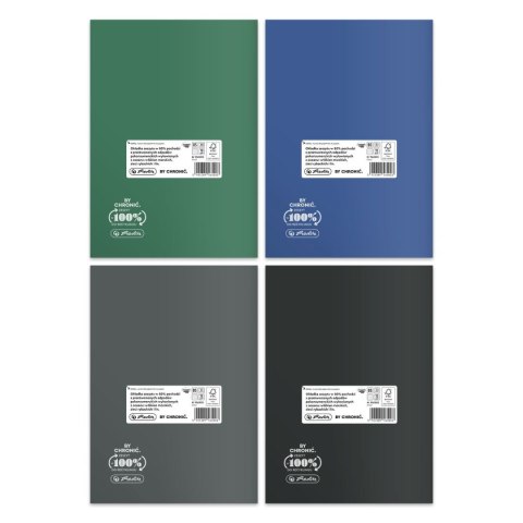 Zeszyt Ocean Colors ECO 9565003 B5 60k. 70g krata Herlitz (400198133) Herlitz