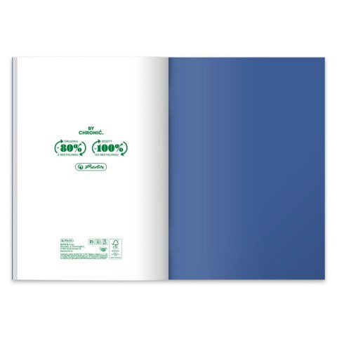 Zeszyt Ocean Colors ECO 9565003 B5 60k. 70g krata Herlitz (400198133) Herlitz
