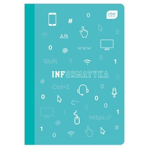Zeszyt tematyczny A5 Matematyka 60k. 70g krata Interdruk Interdruk