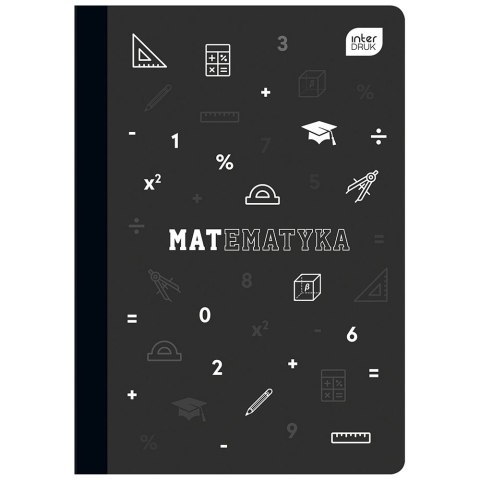 Zeszyt tematyczny Matematyka A5 60k. 70g krata Interdruk Interdruk