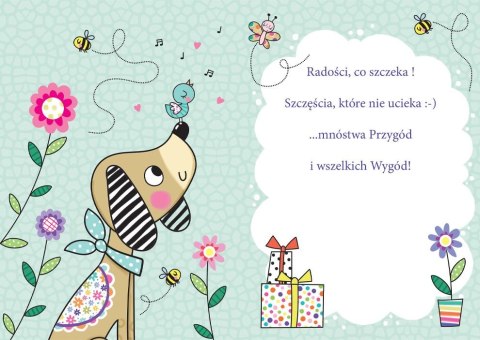 Kartka składana pies-WIOSNA A5 Henry (5905701485826) Henry