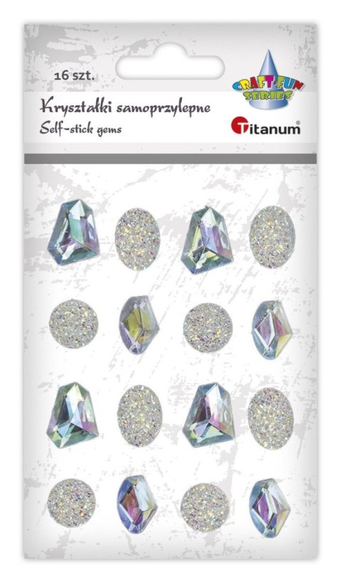 Kryształki Craft-Fun Series 16 sztuk srebrne Titanum (23mH03146) Titanum