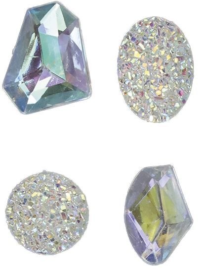 Kryształki Craft-Fun Series 16 sztuk srebrne Titanum (23mH03146) Titanum