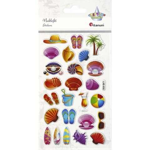 Naklejka (nalepka) Craft-Fun Series lato, plaża Titanum (LXE-032) Titanum