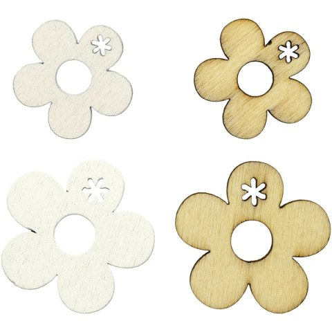 Ozdoba drewniana Craft-Fun Series kwiatki Titanum (191006) Titanum