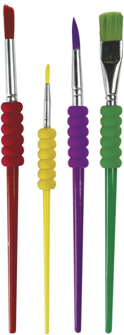 Pędzel Soft Touch zestaw 4 szt. nr mix Flamingo (PS-05) Flamingo