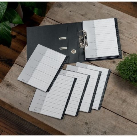 Przekładka numeryczna Recycle A4+ czarne A-Z Leitz (12190000) Leitz