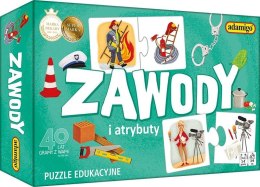 Puzzle Kukuryku zawody i atrybuty 24 el. Kukuryku