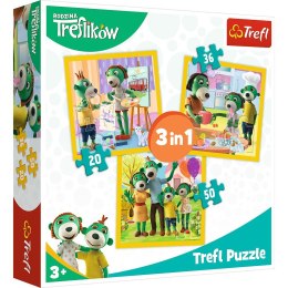 Puzzle Trefl 3w1 3w1 el. (34850) Trefl