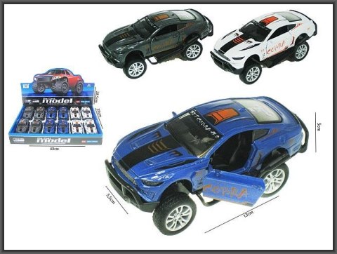 Samochód 13cm metal z napędem 3-kolory Hipo (HX141) Hipo