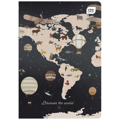 Zeszyt A5 16k. 70g krata Interdruk (ZE16KF#) Interdruk