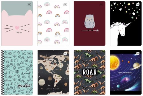 Zeszyt A5 16k. 70g krata Interdruk (ZE16KF#) Interdruk