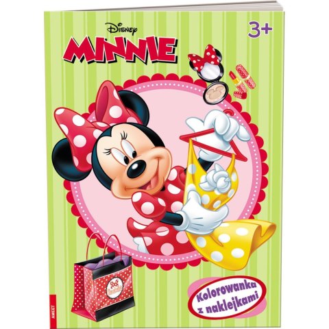 Książka dla dzieci Minnie. Kolorowanka z Naklejkami Ameet Ameet