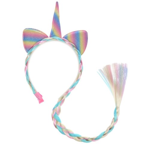 Opaska jednorożec z warkoczem Arpex (SR9229) Arpex