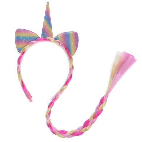 Opaska jednorożec z warkoczem Arpex (SR9229) Arpex