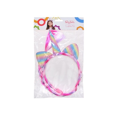 Opaska jednorożec z warkoczem Arpex (SR9229) Arpex