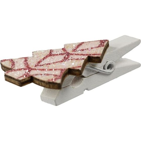 Ozdoba drewniana Craft-Fun Series klamerki XMAS choinki Titanum (18BR-39) Titanum