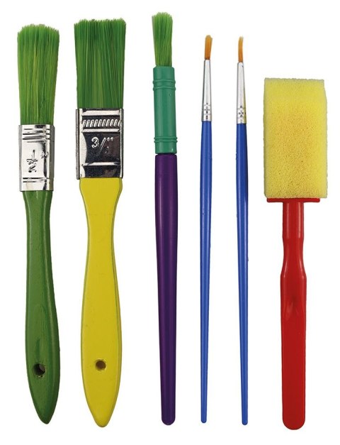 Pędzel plastikowy uchwyt Flamingo (SR-B39) Flamingo