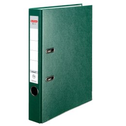 Segregator dźwigniowy Herlitz Q. file Standard 0011167509 A4 50mm zielony (300003091) Herlitz