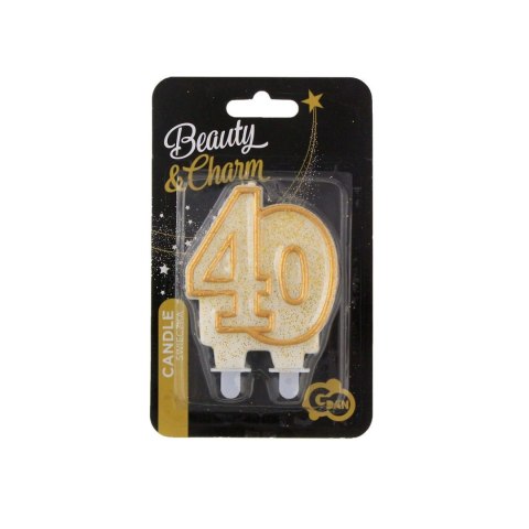 Świeczka urodzinowa ZŁOTA URODZINOWE Godan (PF-SCZK40) Godan