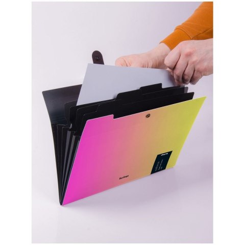 Teczka z przegródkami Radiance A4 kolor: mix 5 przegródek Berlingo (4260709080185) Berlingo