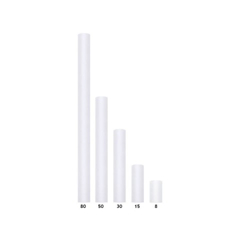 Tiul tiul 30x9 [mm x m] biały Partydeco (TIU30-008) Partydeco