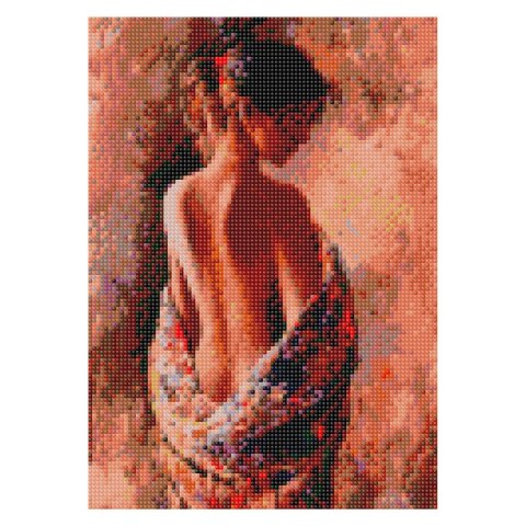 Zestaw kreatywny Diamentowa mozaika 30x40cm Akt kobiecy Flamingo Line (TSGK80509) Flamingo Line