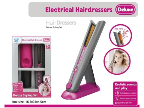 Zestaw piękności Zestaw fryzjerski prostownica ze światłem i dźwiękiem Icom (7222519) Icom