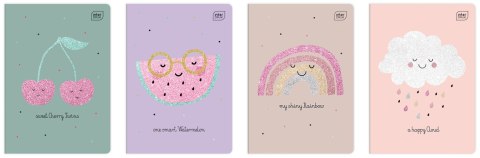 Zeszyt Glitter A5 32k. 70g trzy linie Interdruk (ZE32K=GLI) Interdruk