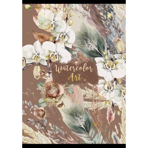 Zeszyt watercolor art A5 60k. 70g krata Unipap Unipap