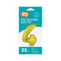 Balon foliowy cyfra 4 złoty 35 cm Godan (FG-C35Z4) Godan