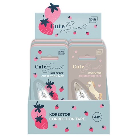 Korektor w taśmie (myszka) CUTE GIRL 59022773121814 [mm*m] Bebe Bebe