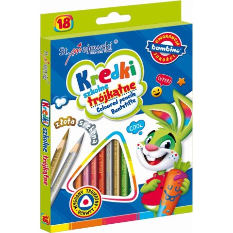 Kredki ołówkowe 18 kol. St.Majewski St.Majewski