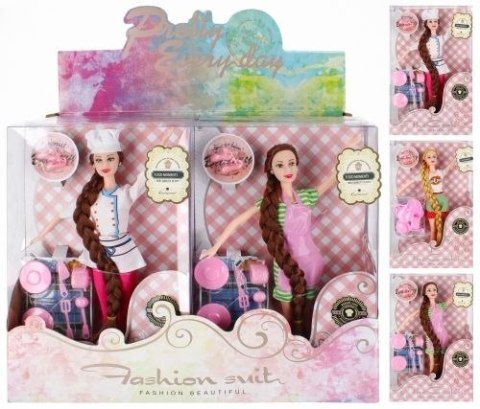 Lalka + akcesoria, mix [mm:] 280 Mega Creative (501230) Mega Creative