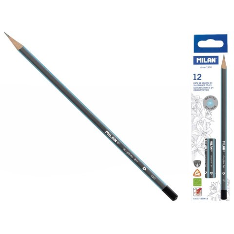 Ołówek trójkątny 2H Milan (071230012) Milan