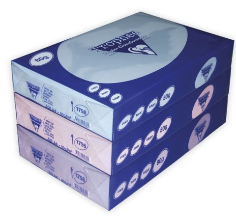 Papier kolorowy A4 czerwony kardynalski 500k. 160g Trophee (xca41004) Trophee