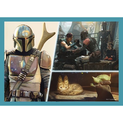 Puzzle Mandalorian 4w1 4w1 el. Trefl (34397) Trefl