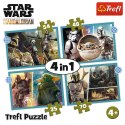 Puzzle Trefl Mandalorian 4w1 4w1 el. (34397) Trefl