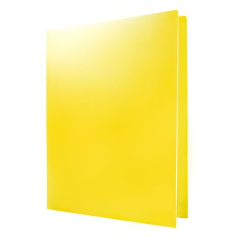 Skoroszyt 5903242103377 A4 żółty polipropylen PP Tetis (BT619-Y (120)) Tetis