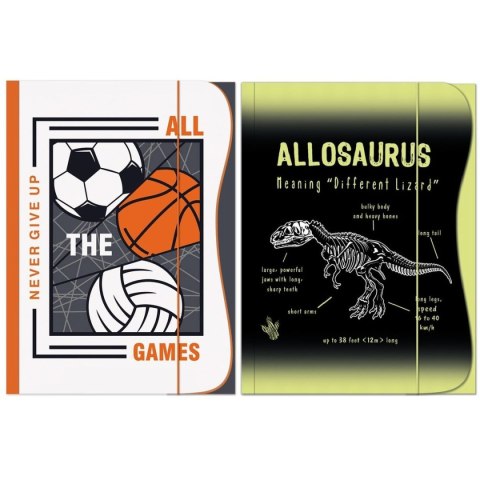 Teczka kartonowa na gumkę CHŁOPIEC A4 mix Beniamin (1903) Beniamin