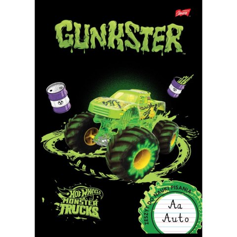 Zeszyt Mattel Hot Wheels do nauki pisania A4 32k. 70g podwójna linia kolor Unipap Unipap